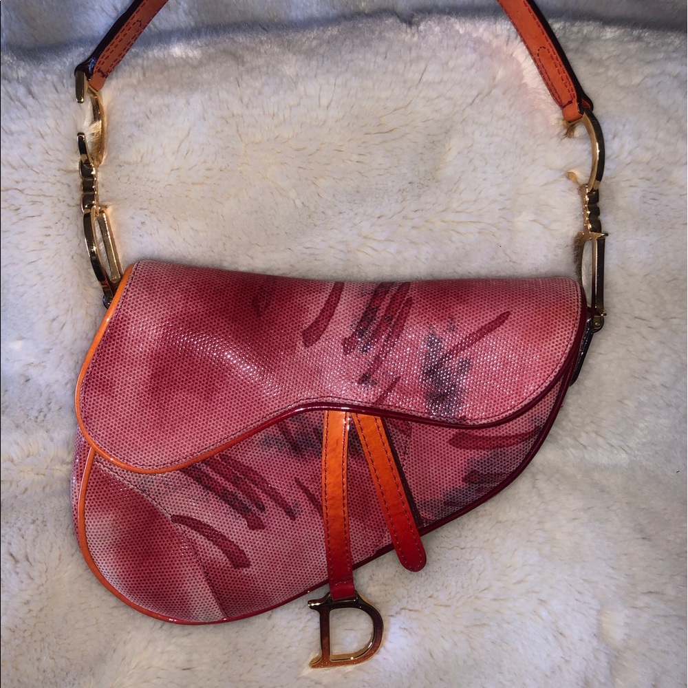 Limited edition Christian Dior saddle bag